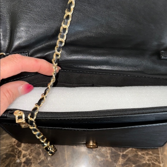 All NWT 4 bag BADGLEY MISCHKA BAG Elegant Black and Pink Quilted Chain Bags - Picture 9 of 9